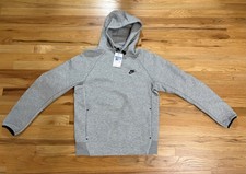 Nike Tech Fleece Sportswear Pullover Hoodie FB8016-063 Grey Men  s Size M NWT