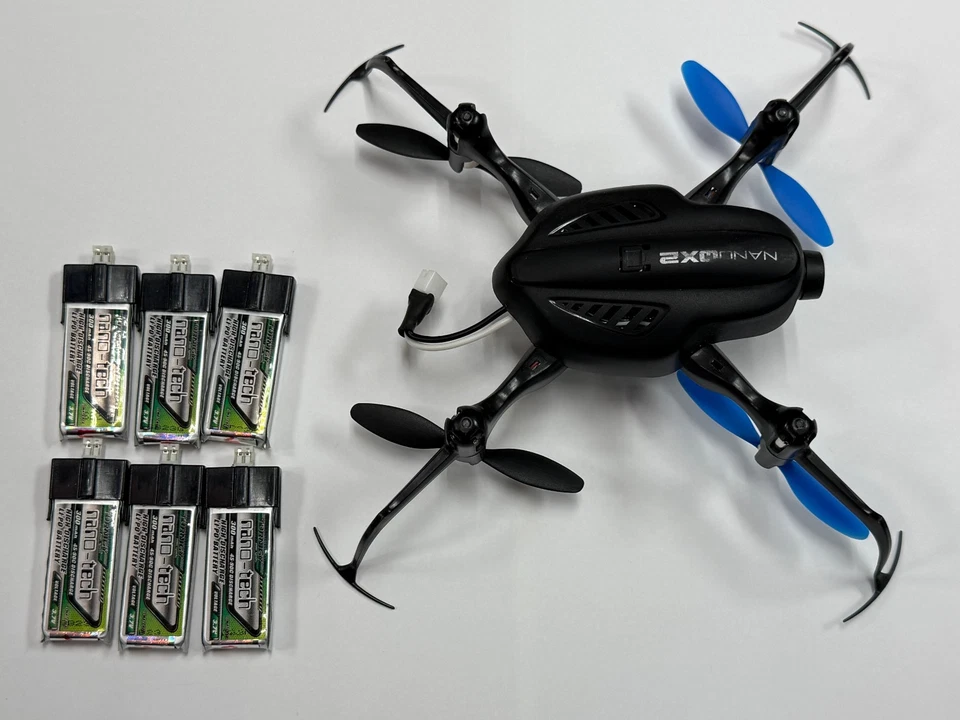 Excellent Nano QX2 QX 2 FPV RC Camera Drone Quadcopter BNF Bind in Fly BLH9180 - Image 2 of 3