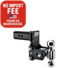 B&W Trailer Hitches Tow & Stow Adjustable Trailer Hitch Ball Mount - TS20037B