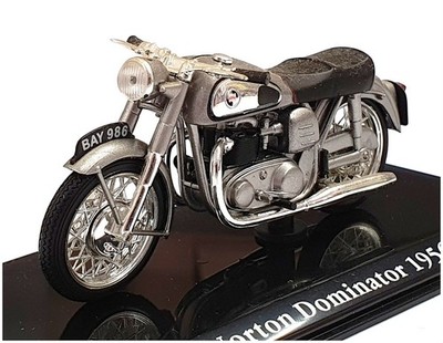 Atlas Editions Maßstab 1:24 4 658 112 - 1956 Norton Dominator - silber/grau