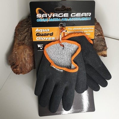 Savage Gear Aqua Guard Glove Gr. XL Schutzhandschuh Landehandschuh Cut Resistant