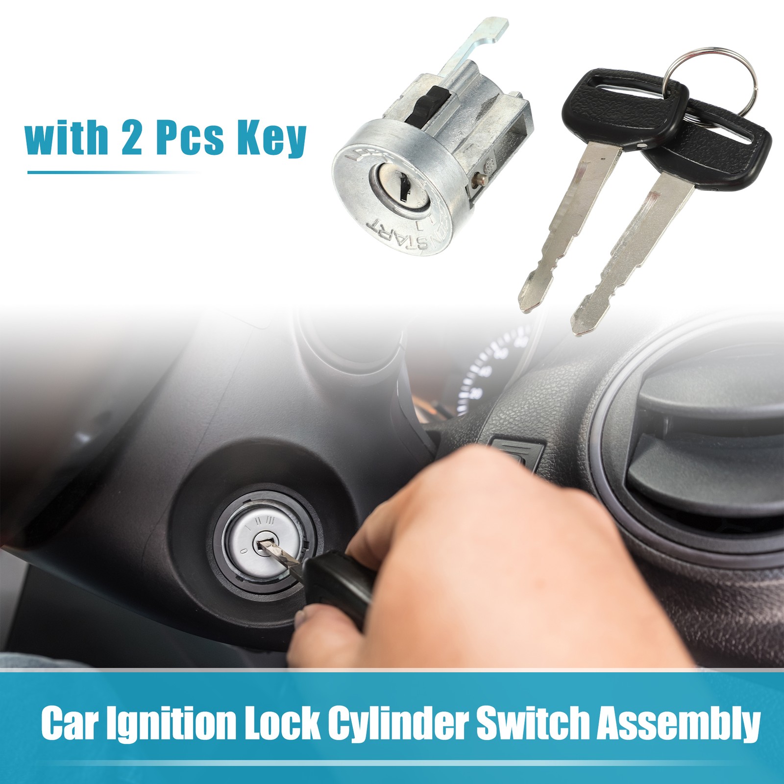 1 Set Ignition Lock Cylinder Switch Assembly W/ Keys for Isuzu Amigo 1989-1994