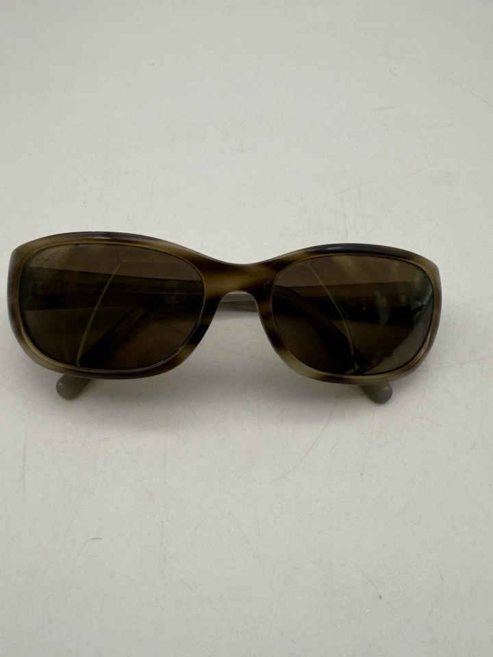 Gafas de sol polarizadas vintage Maui Jim Lilikoi MJ 286 22 D con marco de arenisca y HCL Foto 3 de 4