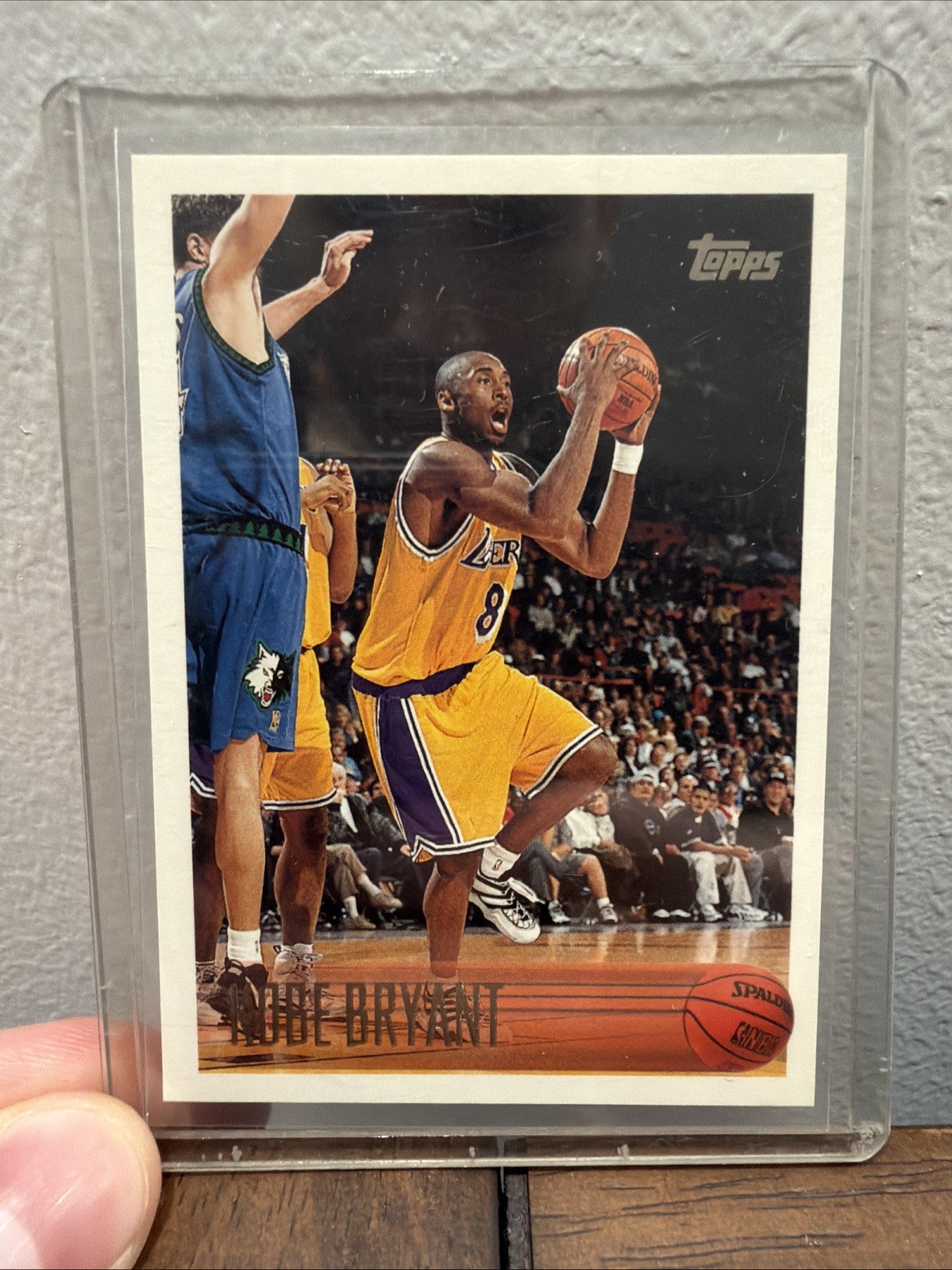 1996-97 Topps Basketball #138 Kobe Bryant Rookie Card RC Lakers