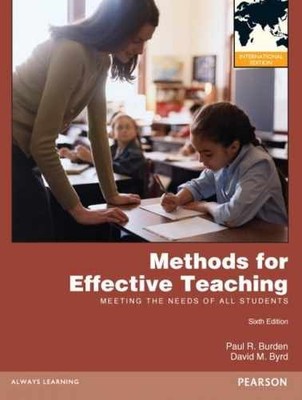 Methods for Effective Teaching: - Paperback, by Paul R. Burden - Acceptable