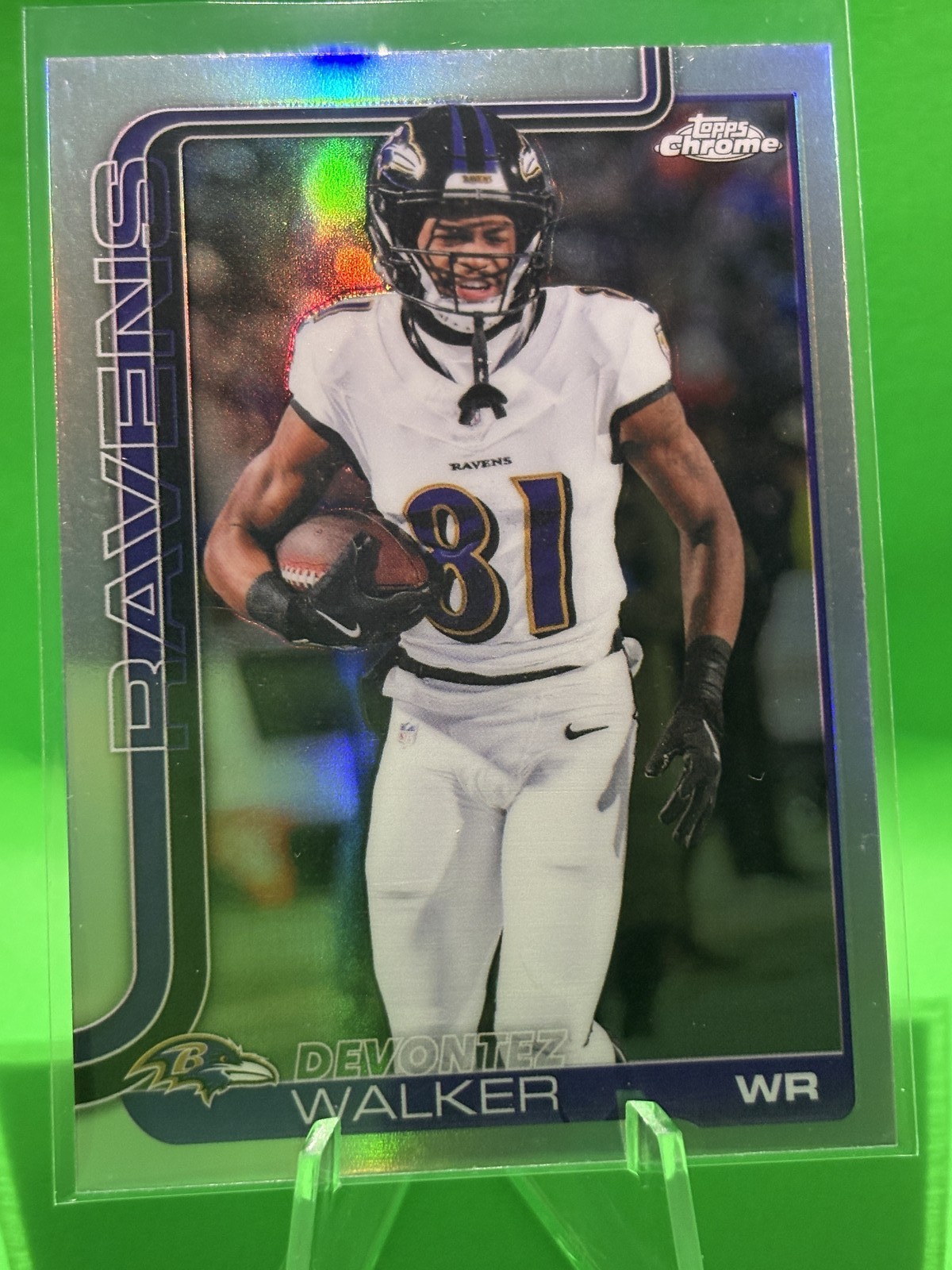 2025 Topps Chrome DEVONTEZ WALKER #26 RC Lightboard Logo Refractor