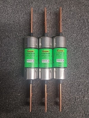 Bussmann Fusetron FRS-R-70 Dual Element Time Delay - 3-pack lot | eBay