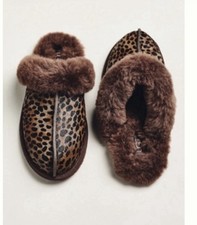 NEW WOMENS 7 BURNT CEDAR UGG SCUFFETTE CASPIAN SHEEPSKIN SLIPPERS