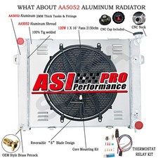 Aluminum Radiatorshroud16fan Fit Jeep Grand Cherokee 5.2l V8 Gas 1993-1997 Aluminum Radiatorshroud16fan Fit Jeep Grand Cherokee 5.2l V8 Gas 1993-1997