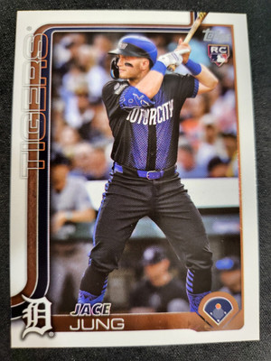 2025 Topps Jace Jung RC Card #80 Tigers | eBay