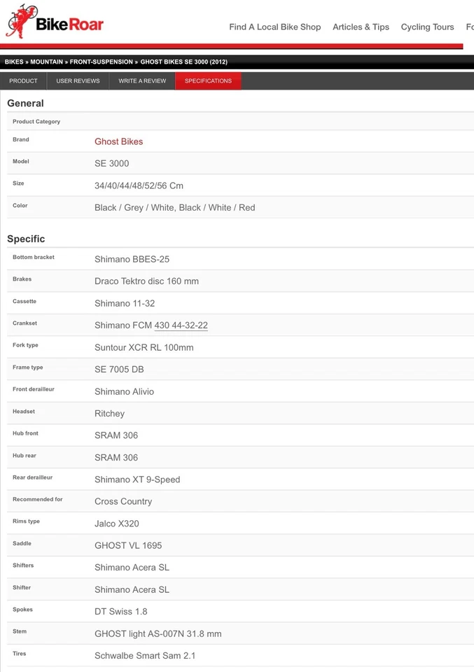 Ghost Special Edition 3000 MTB - Bici da montagna semi-professionale, Usata poco - Immagine 3 di 4