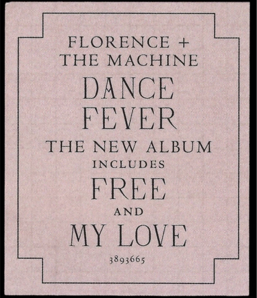 Florence and The Machine Dance Fever Double Vinyl LP Alternative Artwork - Image 4 of 4