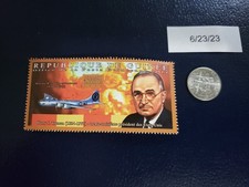 Harry S. Truman Boeing B-29 Enola Gay 2011 Republique De Guinee Stamp