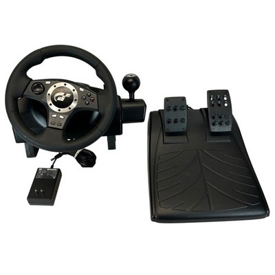 Logitech Driving Force Pro PS2 PS3 PC Racing Wheel Pedals E-UJ11
