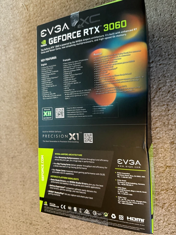 EVGA GeForce RTX 3060 XC GAMING 12GB GDDR6 Graphics Card (12G-P5-3657-KR) - Image 3 of 3