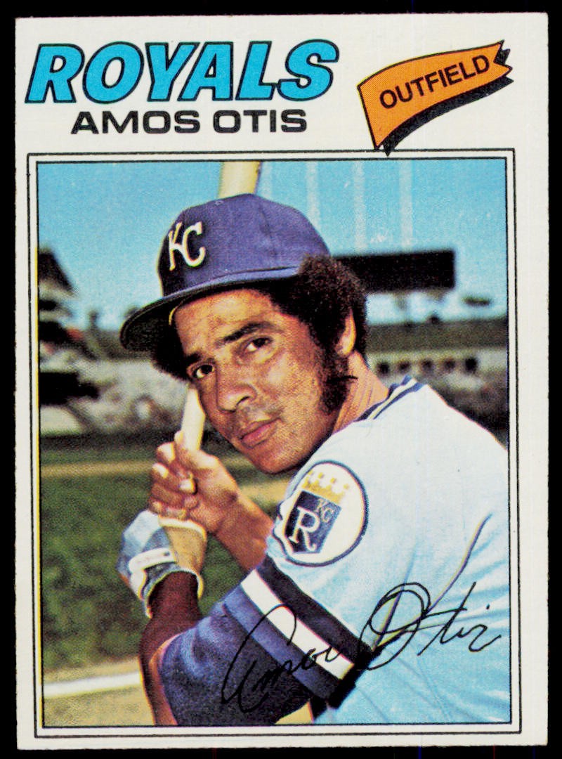 1977 Topps Amos Otis 290 Kansas City Royals
