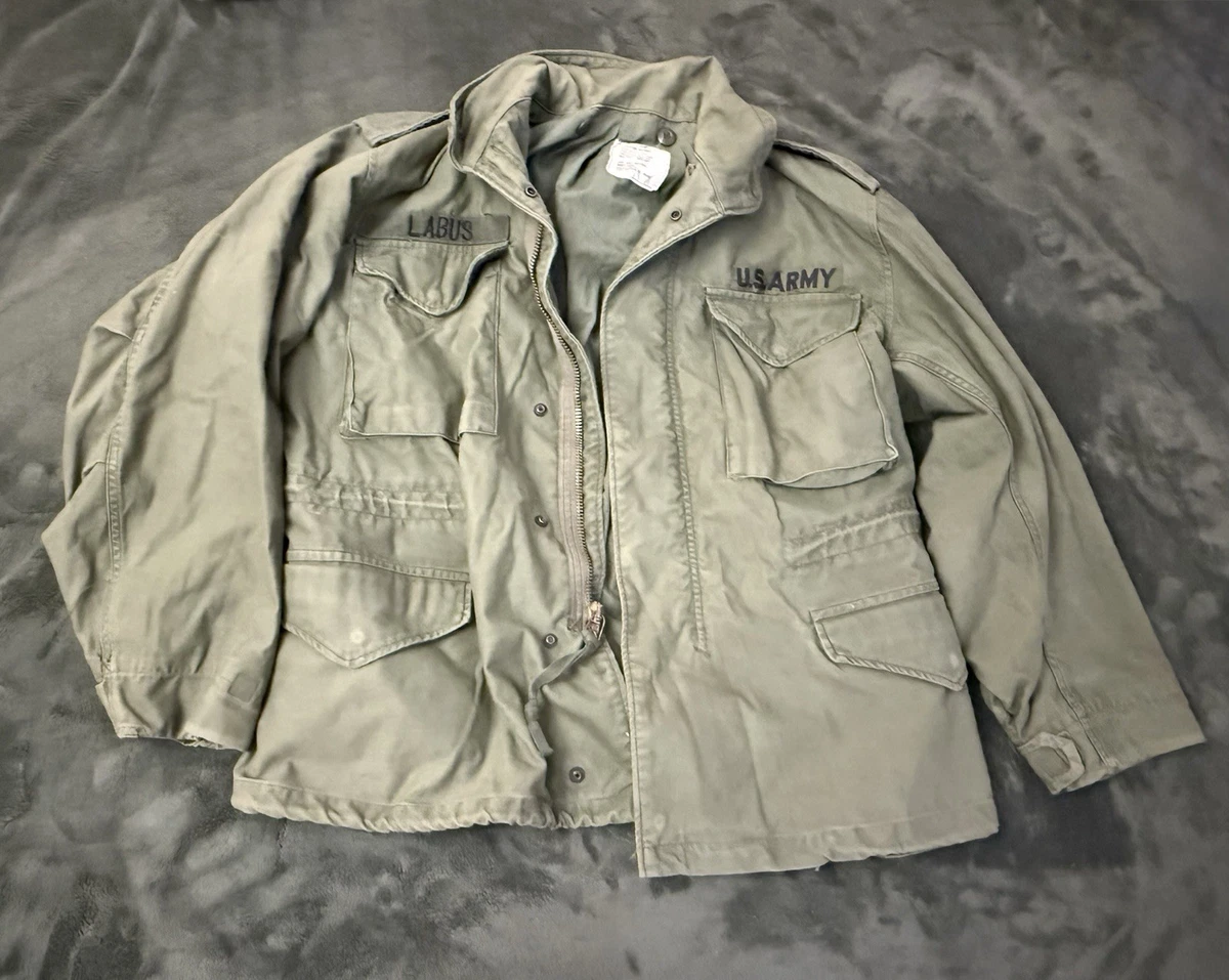 M65 Field Jacket Medium Short In Original Vietnam War Uniforms for