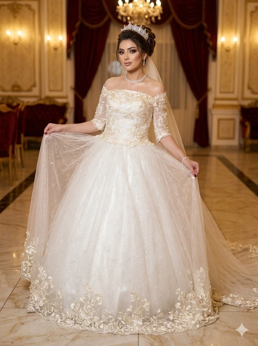 Yellow Wedding Dress for sale