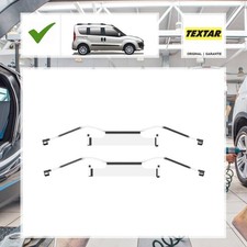 Zubehörsatz, Bremssattel Vorne Textar für Fiat Doblo Großraumlimousine 263_ 