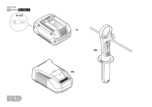 New Bosch 2609199943 Motor Spare Parts Set - Bild 4 von 4