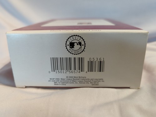 2000 Hallmark Keepsake Ornament, MLB Serie da Collezione "Mark McGwire" - NUOVO - Foto 7 di 7