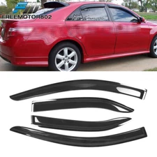Fits 07-11 Toyota Camry Slim Style Window Visors Rain Sun Guard 4Pc Deflector