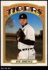 2021 Topps Heritage #491 Joe Jimenez Tigers SHORT-PRINT 8 - NM/MT