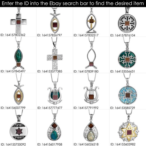 Pendant Amulet Kabbalah 10 Sefirot Tree of Life Sterling Silver Necklace Jewelry - 第 4/6 張圖片