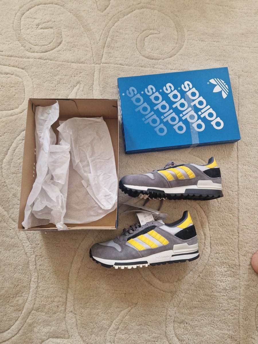 Adidas ZX 600 2024 Clear Onix Super Yellow UK12 Brand New In Hand