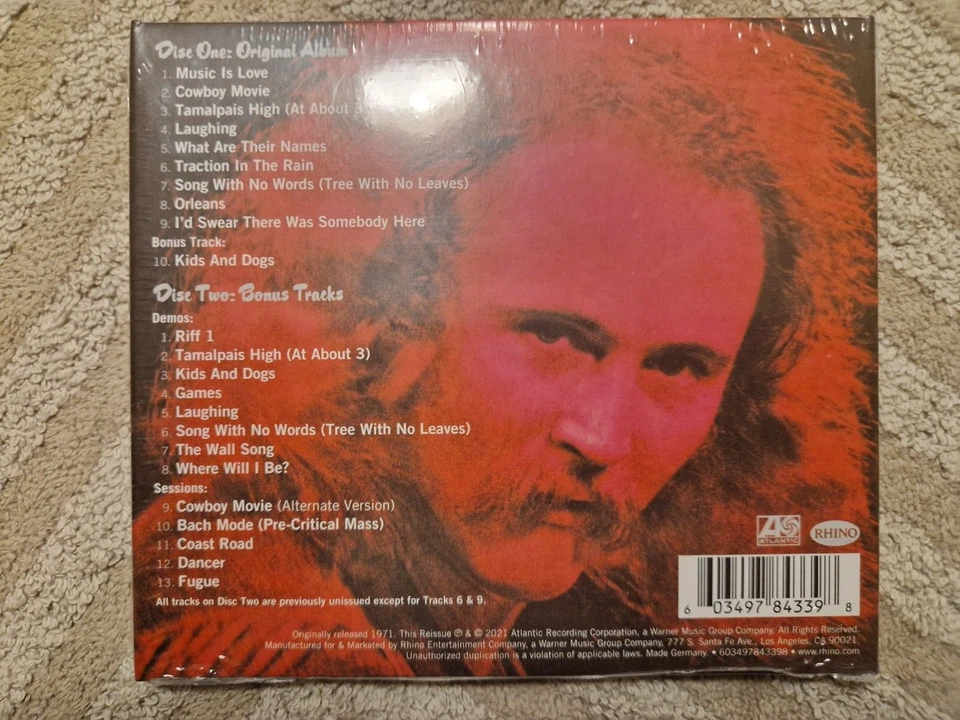 David Crosby 1971 "If I Could Only Remember My Name " (2 CD ) - Bild 2 von 2