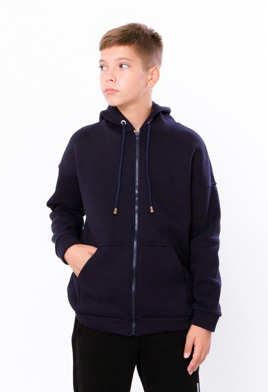 Hoodie (boys), Winter,  Nosi svoe 6395-025-1 (chornylno-synij)