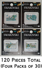Swarovski Crystals - 4mm Xirius Hotfix - Peridot Shimmer - 120pc 4 Packs of 30 