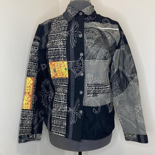 VINTAGE PATCHWORK EMBROIDERED TAPESTRY JACKET eBay