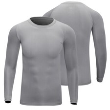 Men's Long Sleeve Sports Running Compression Stretch Fitness Dry Tight T-Shirts