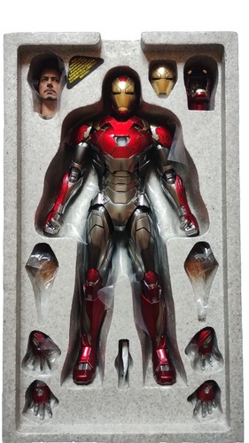 HOTTOYS 1/6 MMS733 Die cast Alloy Iron Man Mark2 2.0 Mobile Doll