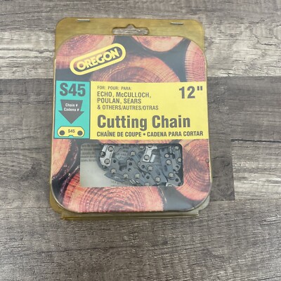 New Oregon S45 12'' Chainsaw Chain Fits Echo McCulloch  Poulan Sears More