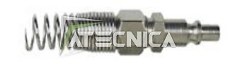 ATTACCO RACCORDO INNESTO RAPIDO UNIVERSALE ARIA COMPRESSA TUBO 8X6 MM FIAC 447/1