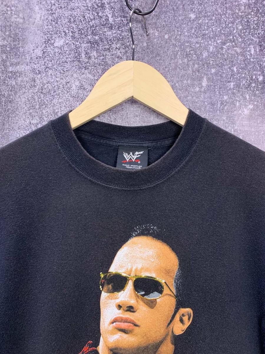 シャツ SOLD WWF Dwayne Douglas Johnson THE ROCK Official Merchandise WWF 2001 The Rock Wrestling Dwayne