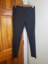 Tommy Hilfiger Women's Patterned Dress Pants Blk Wht Sz 6