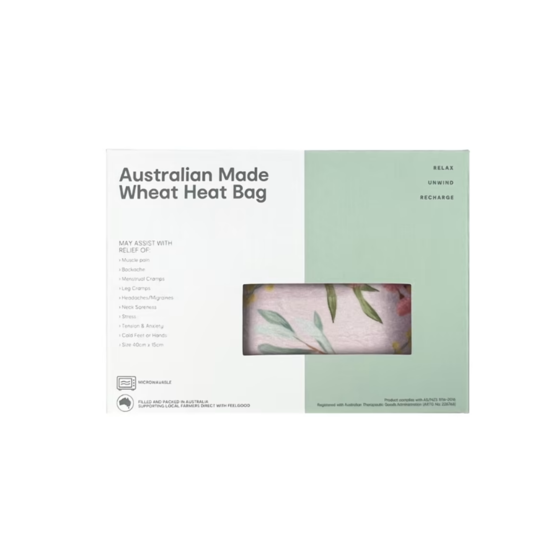 Microwaveable Wheat Heat Bag Herbal Heat Pack Aussie Made 100