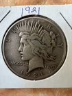 1921-P  "KEY"  HIGH RELIEF  *** PEACE DOLLAR *** L@@K AT PICTURES!
