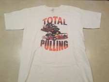 Vintage Gildan Ford Motor Company Hemi Graphic T Shirt Adult L White Truck Pull