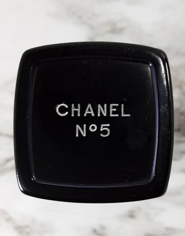 Rare Vintage Non-Refillable Black Chanel No. 5 Empty Collectible