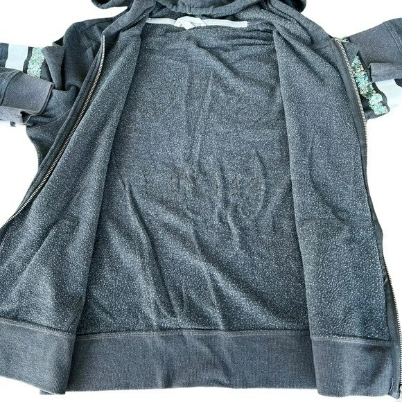 UNDERCOVER Felpa con cappuccio Victoria's Secret Supermodel Essential Bling paillettes zip da collezione Med in ottime condizioni