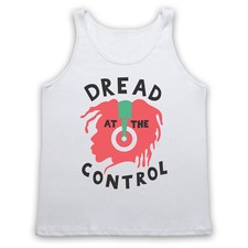 DREAD AT THE CONTROL UNOFFICIAL DJ MIKEY STRUMMER ADULTS VEST TANK TOP