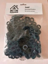 100 Green, Extra Strong Gutter Hooks/Clips for Christmas, Xmas & String Lights