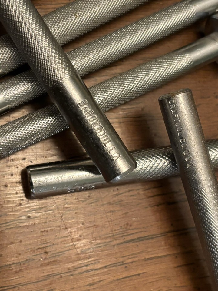 LOT of 15 Craftool Leather Stamping Tools 4” L 12” Heads USED EX FS eBay