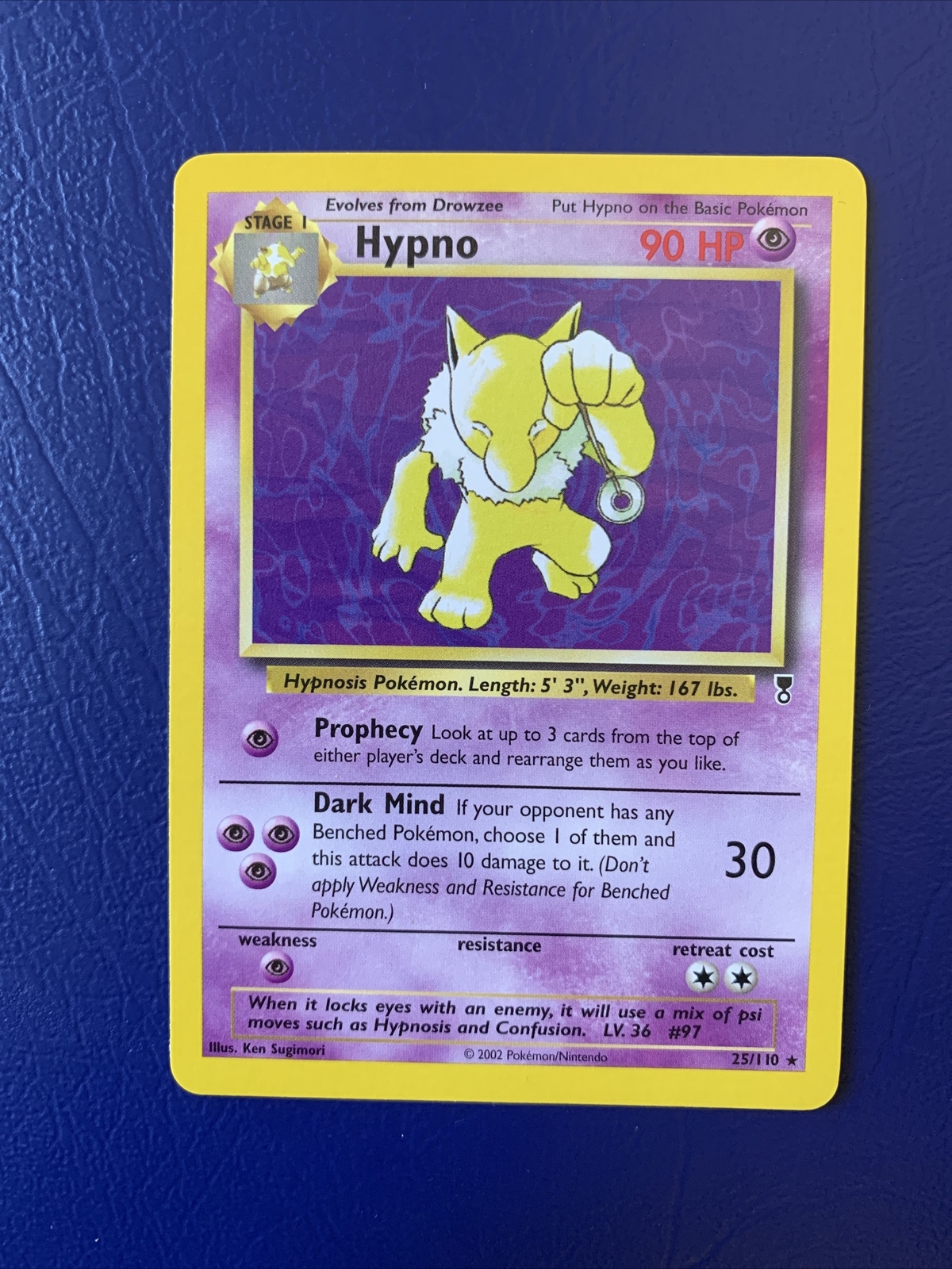 Pokemon Card Hypno Legendary Collection 25/110 Non Holo Rare NM/M eBay