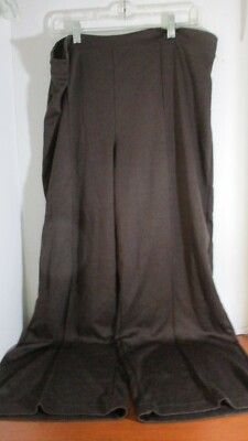 CLASSIC ELEMENTS~Brown PULL ON KNIT PANTS~Women's 18 - 20W~NWT