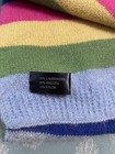 Y2K Lambswool Blend Bright Bold Stripe Knit Scarf Preppy Statement  68” Long — photo 3